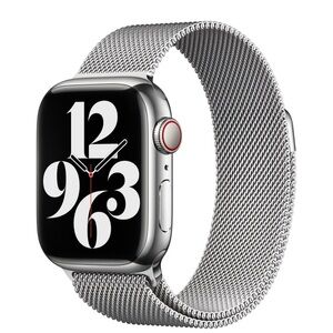 Apple Silver Milanese Loop Strap